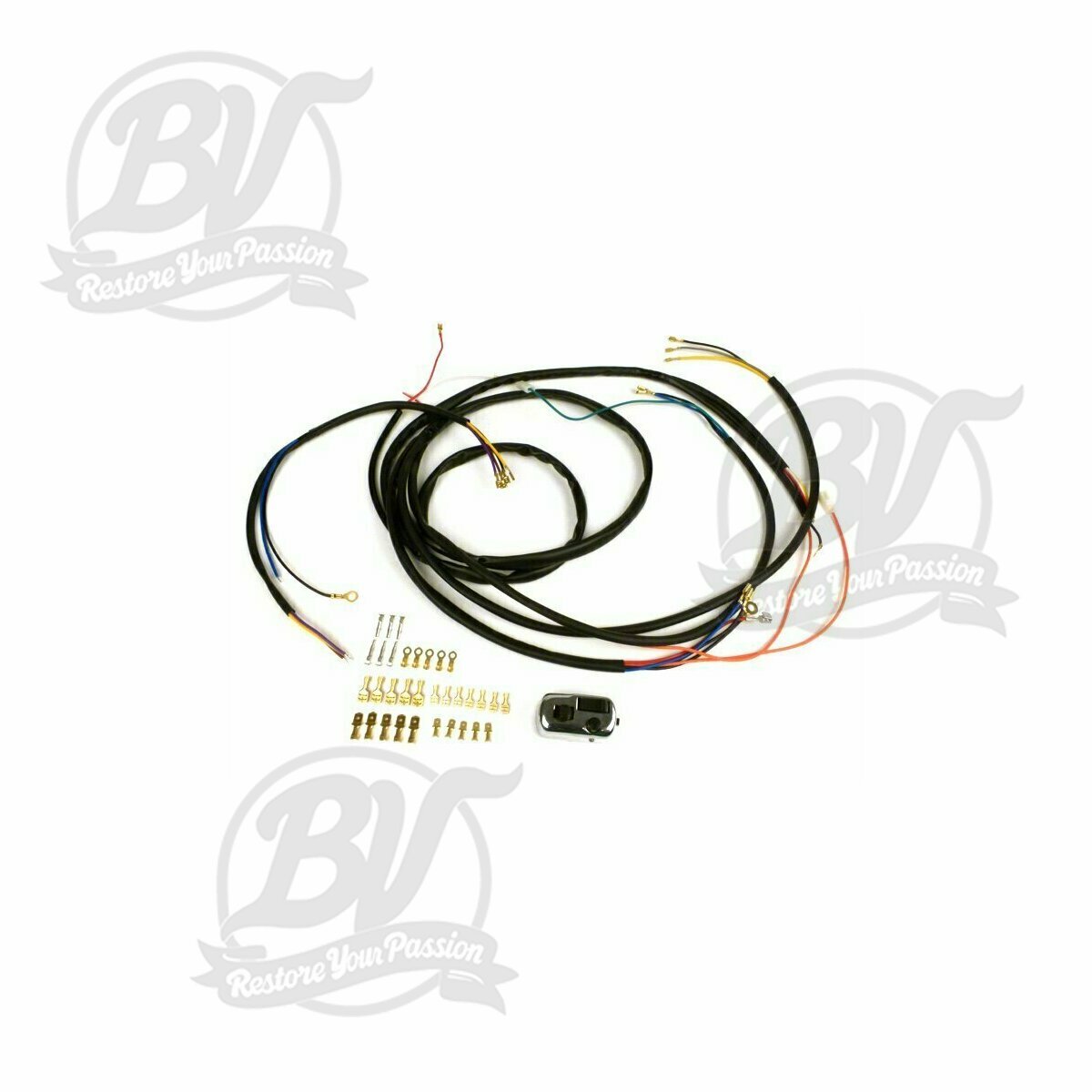 Kit faisceau conversion Vespa CA pour passer &agrave; allumage &eacute;lectronique