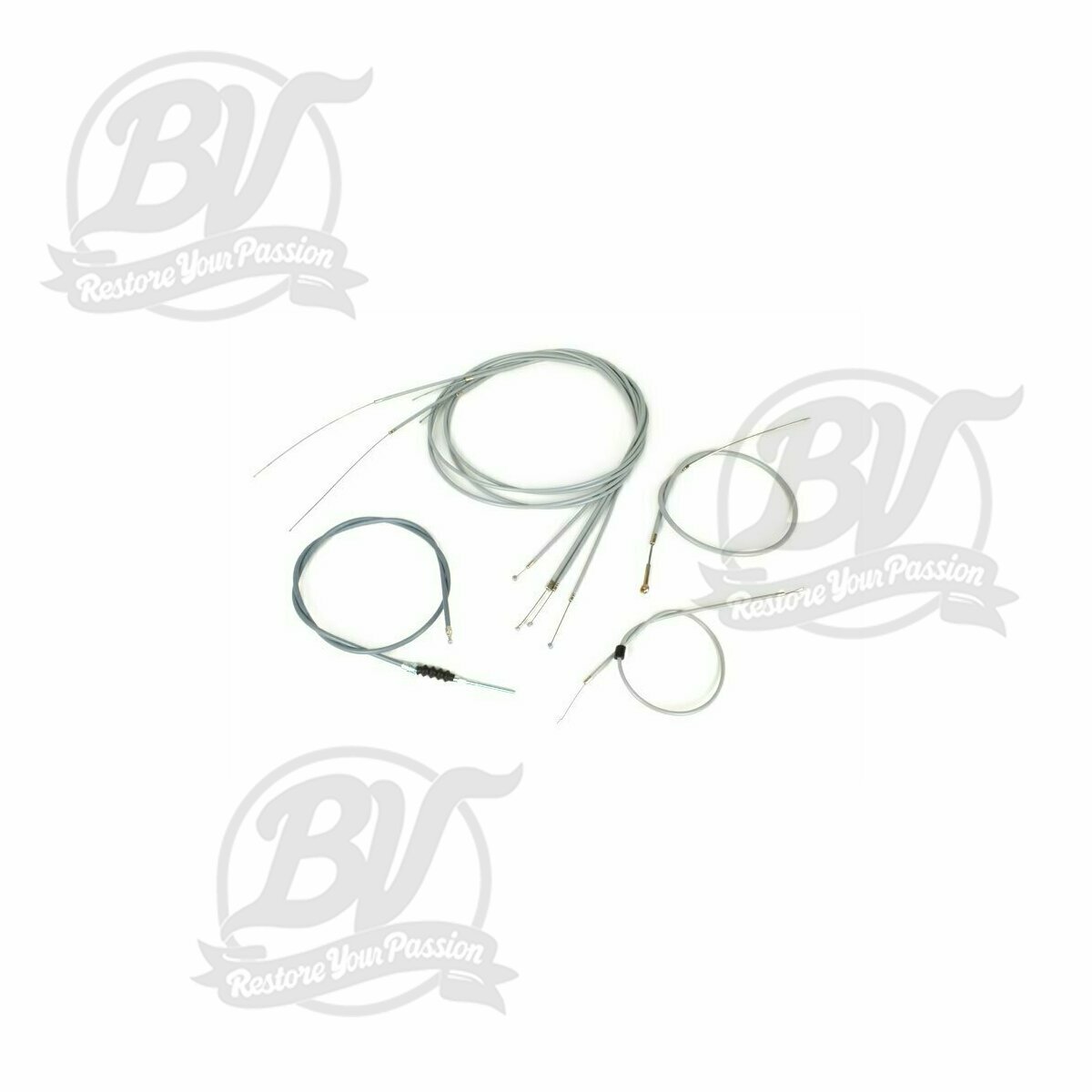 Set c&acirc;bles &acirc;me avec guidage en PE- Vespa PX Arcobaleno (1984-)