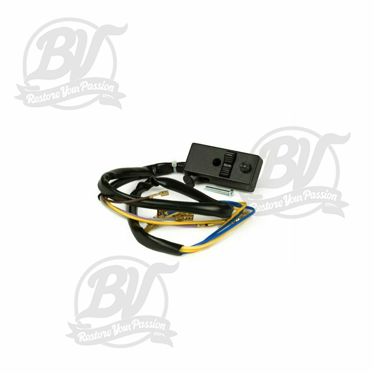 Commutateur de lumi&egrave;re Vespa PX (1978-1983) - 9 fils