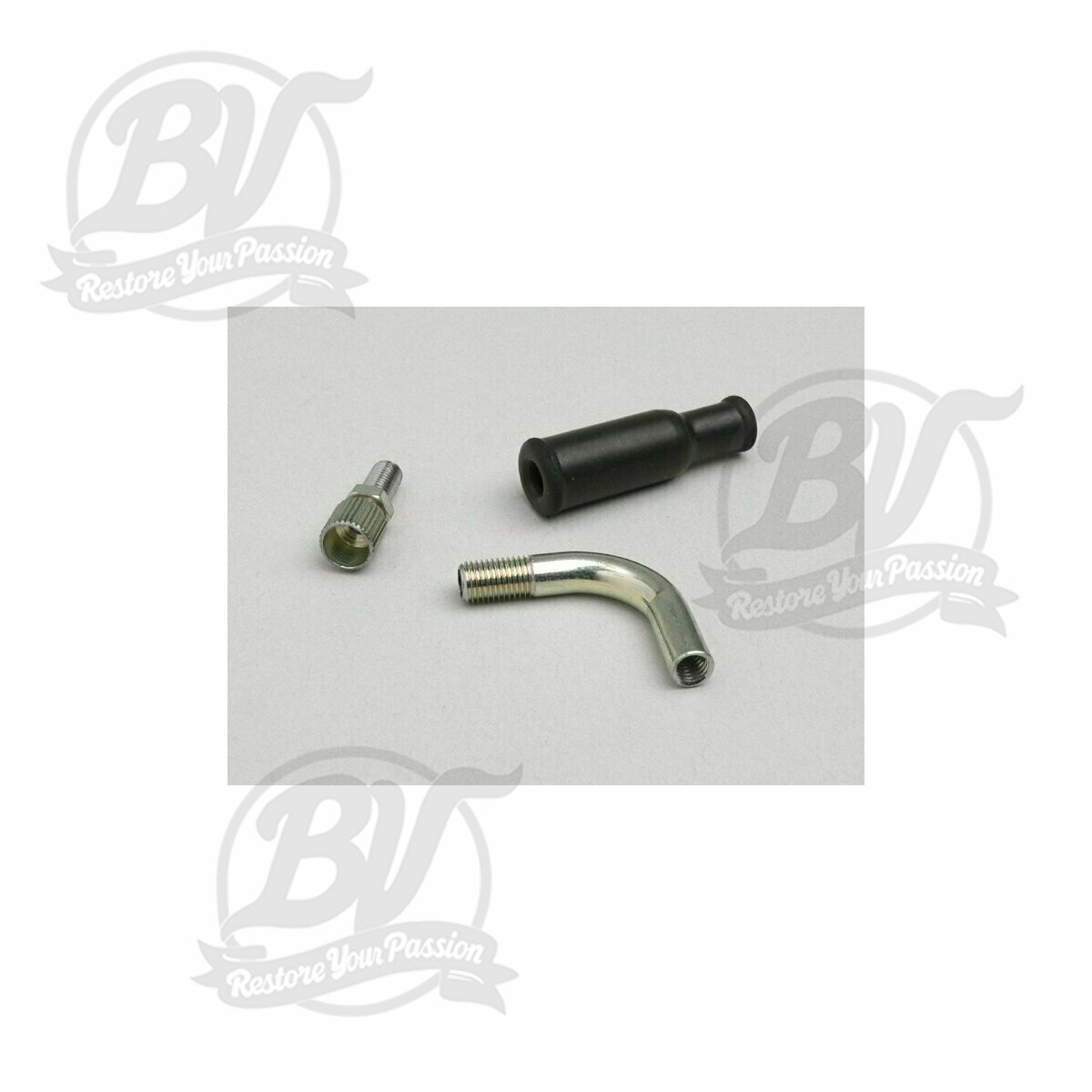 Kit coude pour c&acirc;ble de gaz -DELLORTO- M6x0,75 - 90&deg;