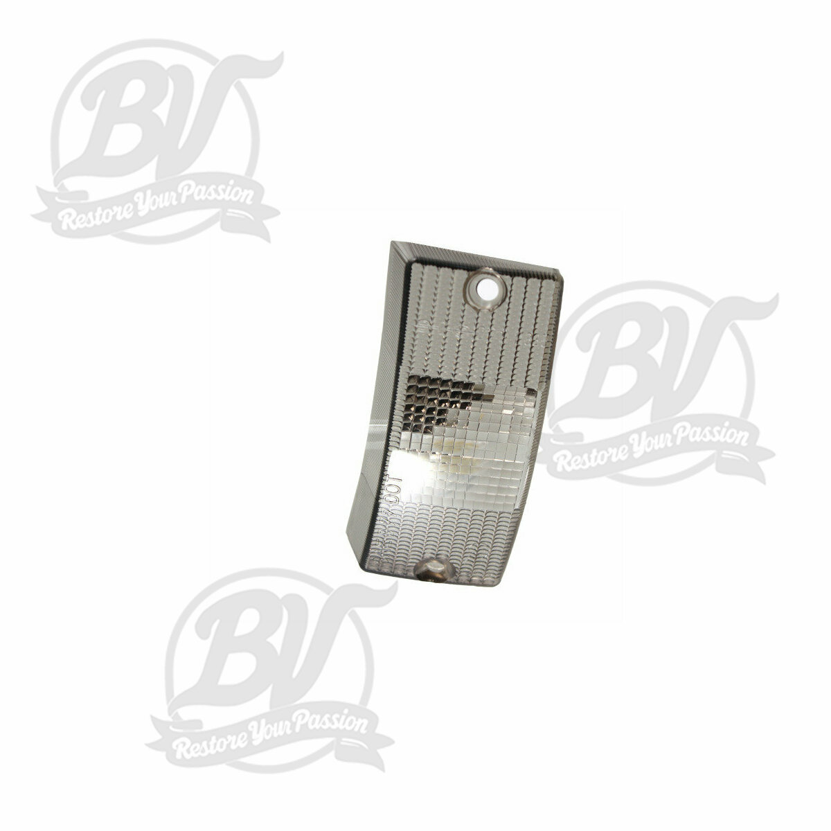 Cabochon clignotant Vespa PX avant droit - teint&eacute;