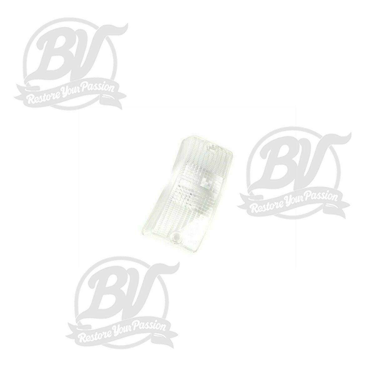 Cabochon clignotant Vespa PX avant droit - incolore