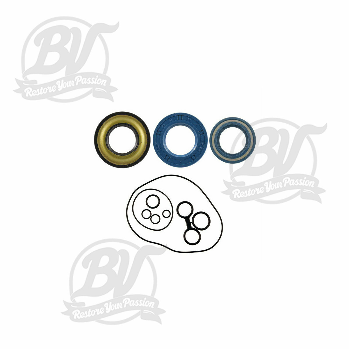 Kit joints spi CORTECO bleu pour Piaggio Vespa RALLY 200cc