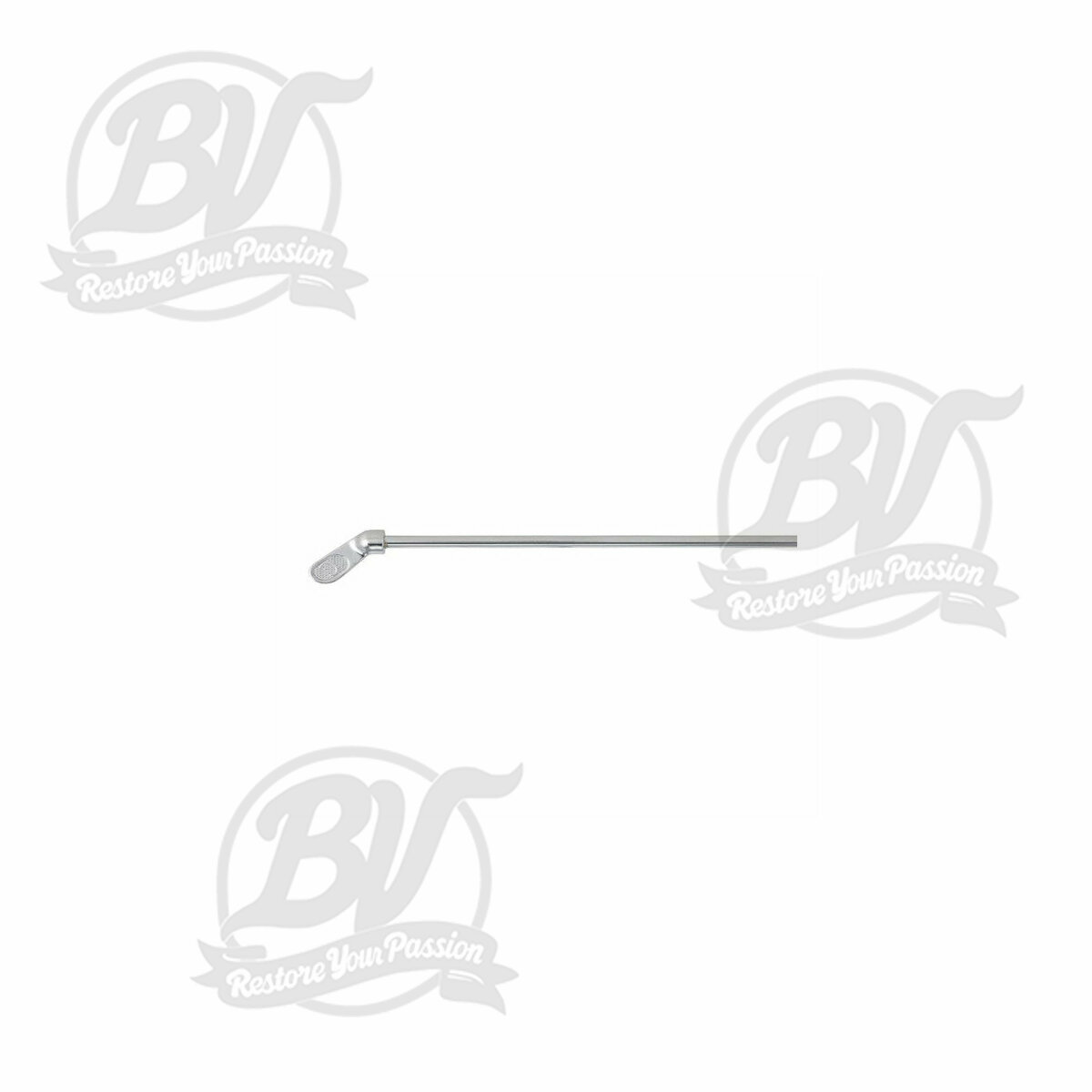 Tirette de robinet d'essence 200 mm Vespa V50, V90, SS50, SS90, PV125, ET3 - Aluminium poli