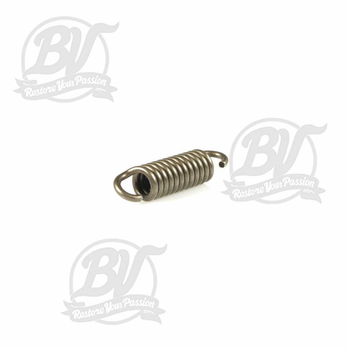 Ressort de rappel m&acirc;choire de frein Vespa Rally (av.), Sprint (av.), GT (av.), GTR (av.), TS (av.), Super (av.), V50-90 (av.), SS50-90 (av.), PV125 (av.), ET3 (av.), GS160 (av./ar.), SS180 (av./ar.), GS 150 (av./ar.), VNA (av./ar.), VNB1T-VNB3T