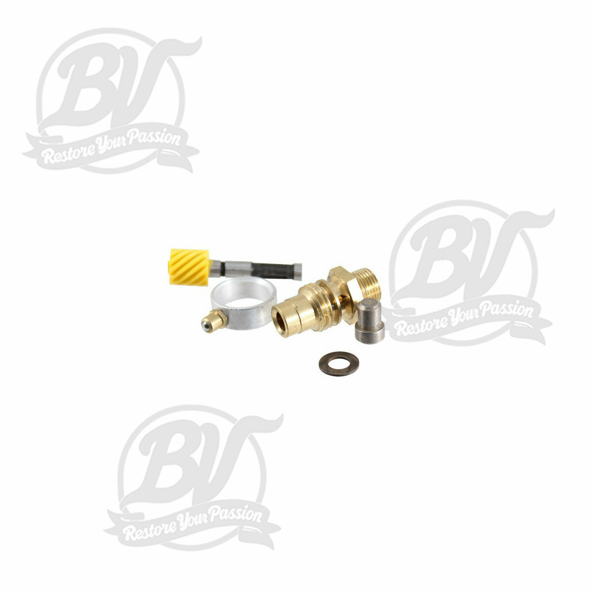Kit entraineur de compteur Vespa 11 dents jaune c&acirc;ble 2,7mm