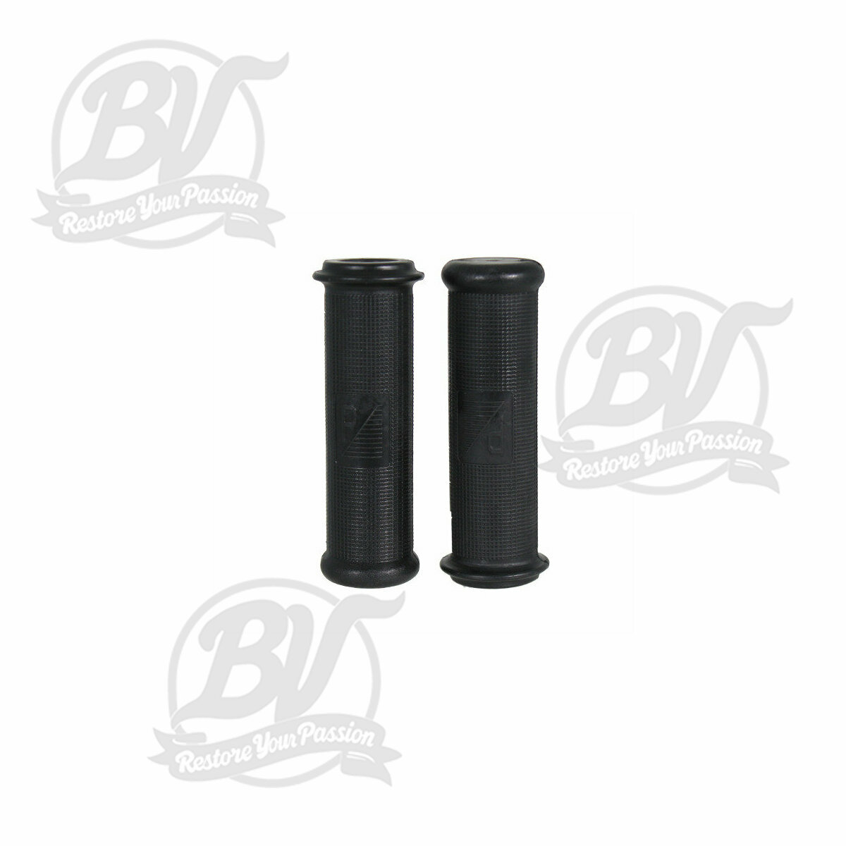 Paire de poign&eacute;es noires &Oslash; 21mm 120mm 