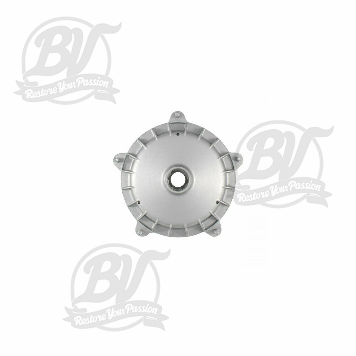 Tambour de frein avant 10 pouces, sans roulement- Vespa &Oslash;=20mm - argent&eacute;