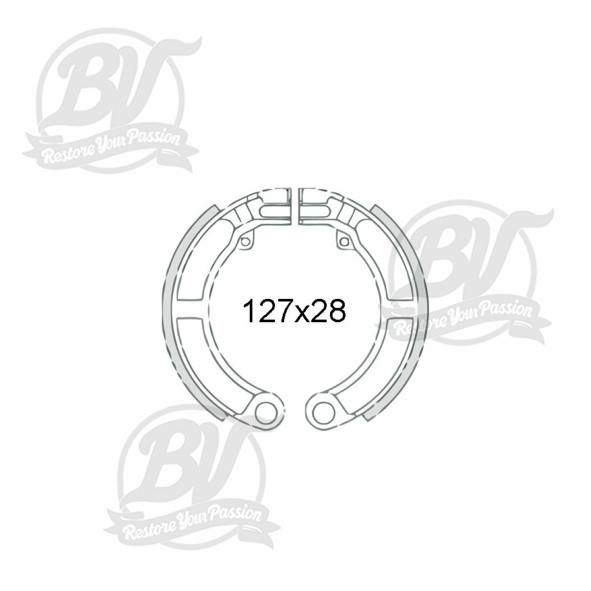 M&acirc;choires de frein arri&egrave;re Vespa