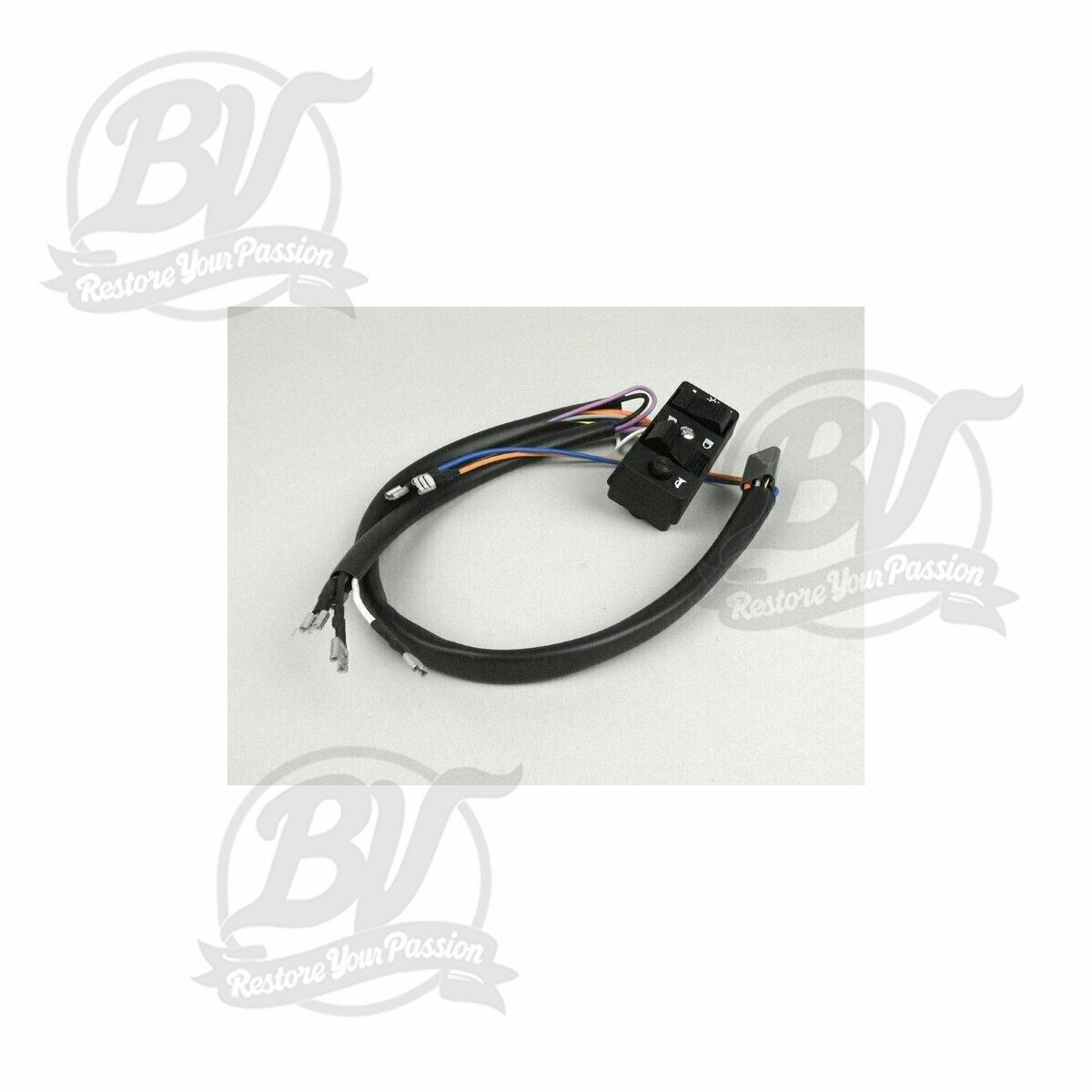 Commutateur de lumi&egrave;re Vespa PX (1984-1998) - 7 fils (CA, mod&egrave;les sans batterie, contact NF)