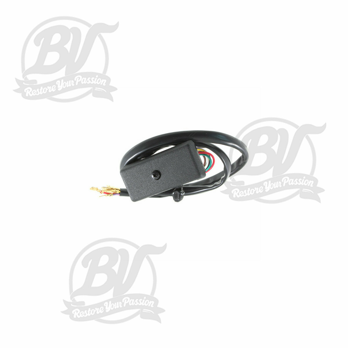 Commutateur clignotant Vespa PX80, PX125, PX150, PX200 (1978-1983) - 6 fils (12V mod&egrave;les sans batterie)