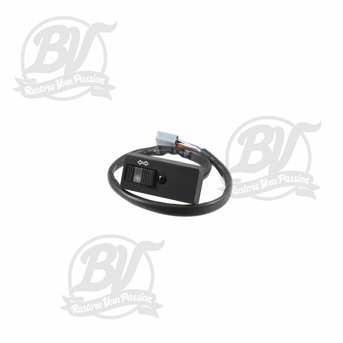 Commutateur clignotant Vespa PK50 S/XL, PK80, PK125 S, PK125 ETS, PX80, PX125, PX150, PX200 (1984-) - 6 fils avec prise multiple