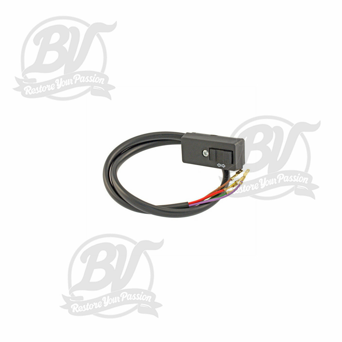 Commutateur clignotant -VESPA- PX80, PX125, PX150, PX200 (1984-) - 6 fils
