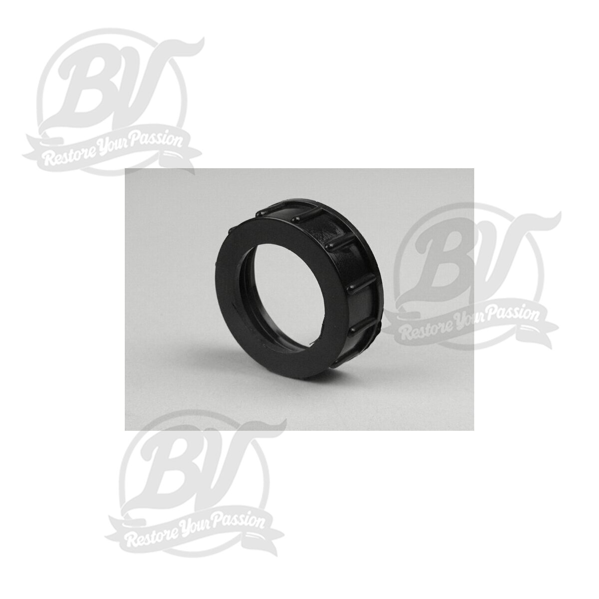 &Eacute;crou-raccord (bague de fixation) du r&eacute;servoir d'huile &agrave; graissage s&eacute;par&eacute; Vespa PX, T5, Rally (mod&egrave;les &agrave; lubrification s&eacute;par&eacute;e / m&eacute;langeur automatique)