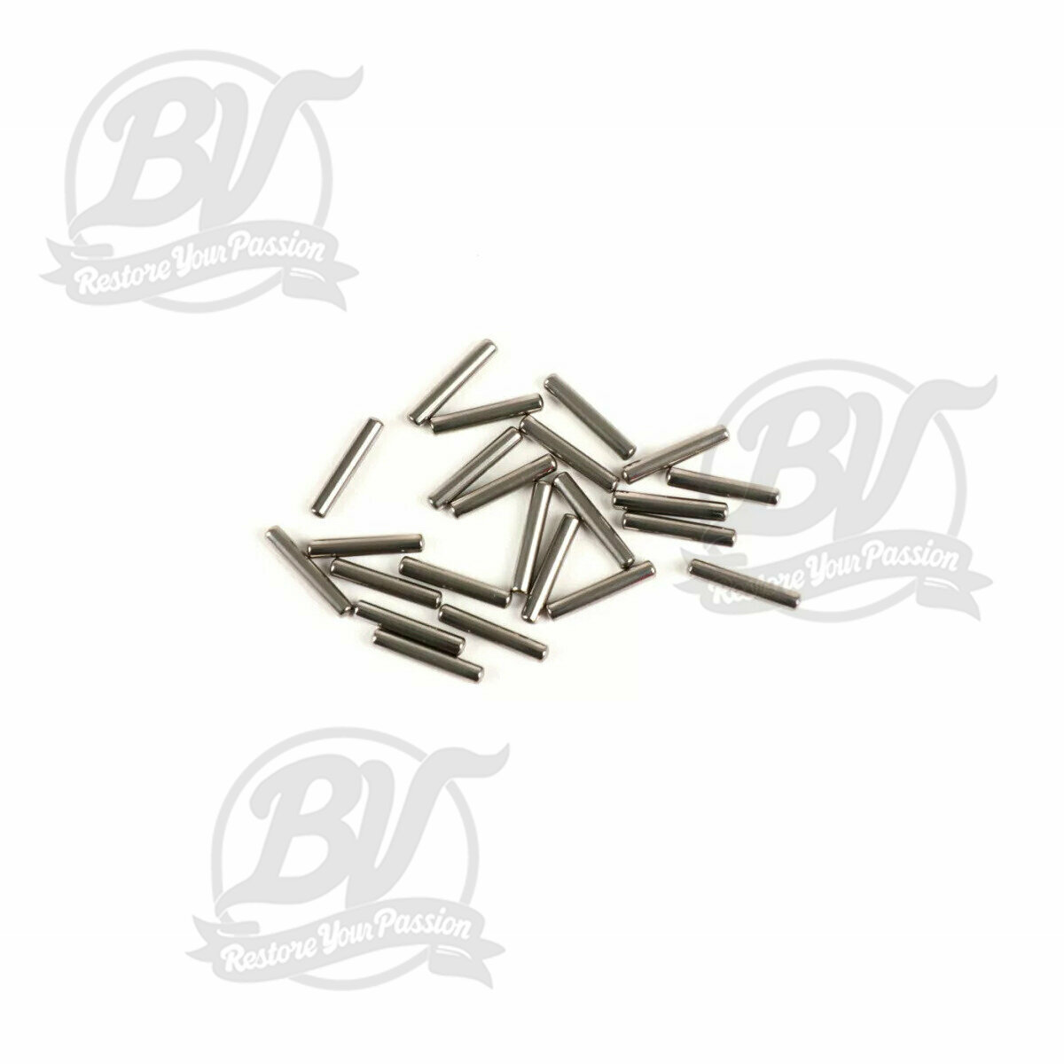 Jeu 21 aiguilles 2.0x11.8mm pour arbre primaire -QUALIT&Eacute; OEM- Vespa PX125, PX150, PX200, T5 125cc, Cosa, Rally180 (VSD1T), Rally200 (VSE1T), Sprint150 (VLB1T), TS125 (VNL3T), GT125 (VNL2T), GTR125 (VNL2T), GL150 (VLA1T), Super, VNA, VNB, VBA, VBB - 21 aig