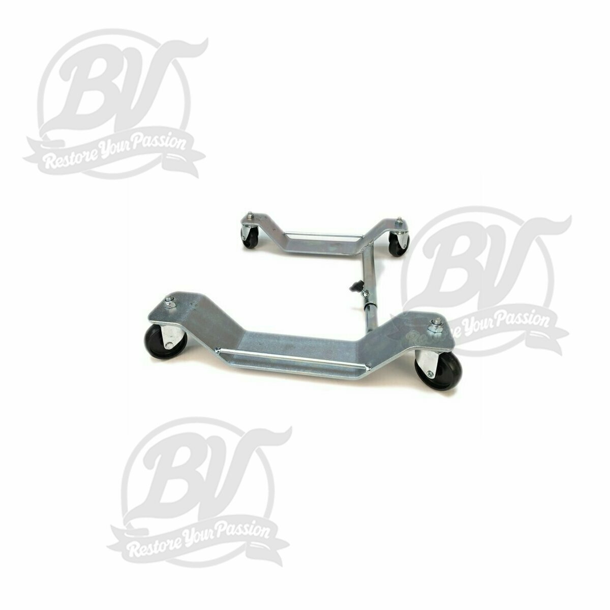 Plateforme &agrave; roulettes -BGM PRO- Vespa Smallframe/Largeframe/Wideframe, Lambretta s&eacute;ries 1-3 - V50, V90, PV, ET3, PK, PX, T5 125cc, Rally, Sprint, GT, GTR, SS180, GL, Super, GS160, VNA, VNB, VBA, VBB, V1-V15, V30-V33, VN, VM, VU, VL, VB, GS150 / GS3