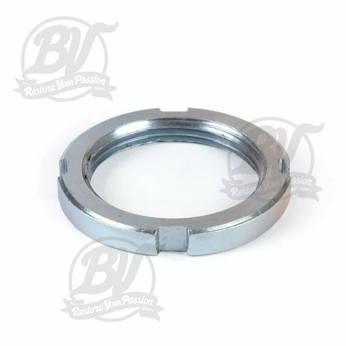 Ecrou de roulements de direction h=5mm -BGM ORIGINAL- Vespa PX, Sprint, Rally, GT, GTR, GL, TS, Super, SS180, GS160, V50, V90, PV125, ET3, PK, PKS, PKXL1, Vespa 125 V1 - V15, V30 - 33, VU, VM1, VM2