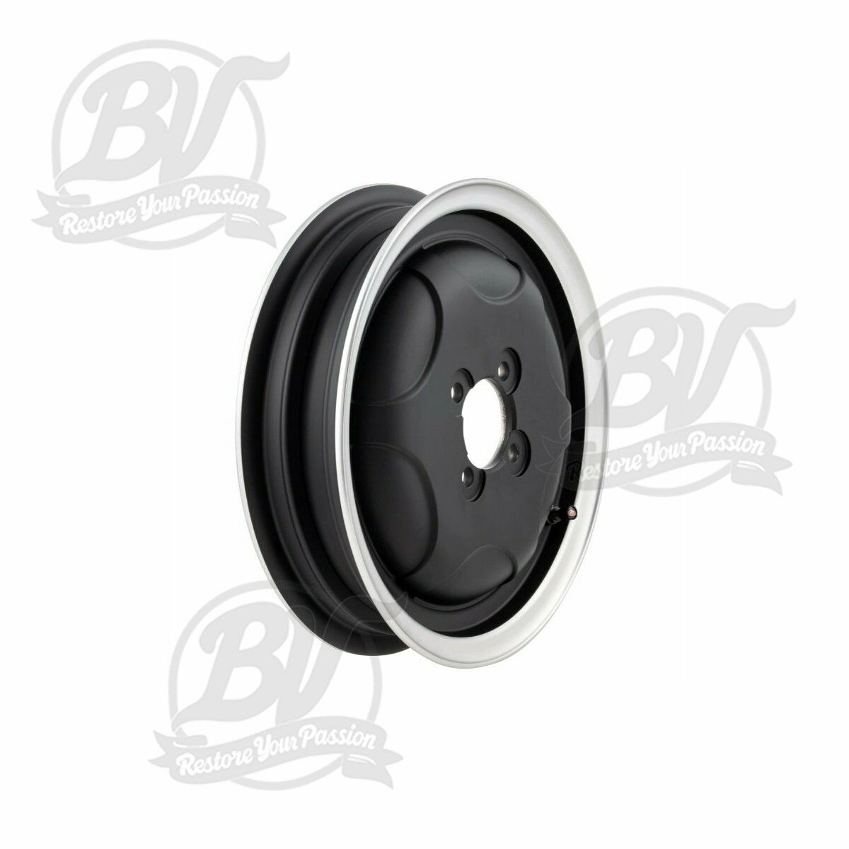 Jante SIP Tubeless 2.15x10 pour Vespa 150 GS VS1-4/VD1T /VD2T/VGL 1T avant ou arri&egrave;re, jante de conversion 8" &agrave; 10" ferm&eacute;e pour Vespa 98/125 V1-15/V30-33/VU/VM/VN/VNA/Hoffmann/VNB/ACMA /150 VL/VB/VBA/VBB