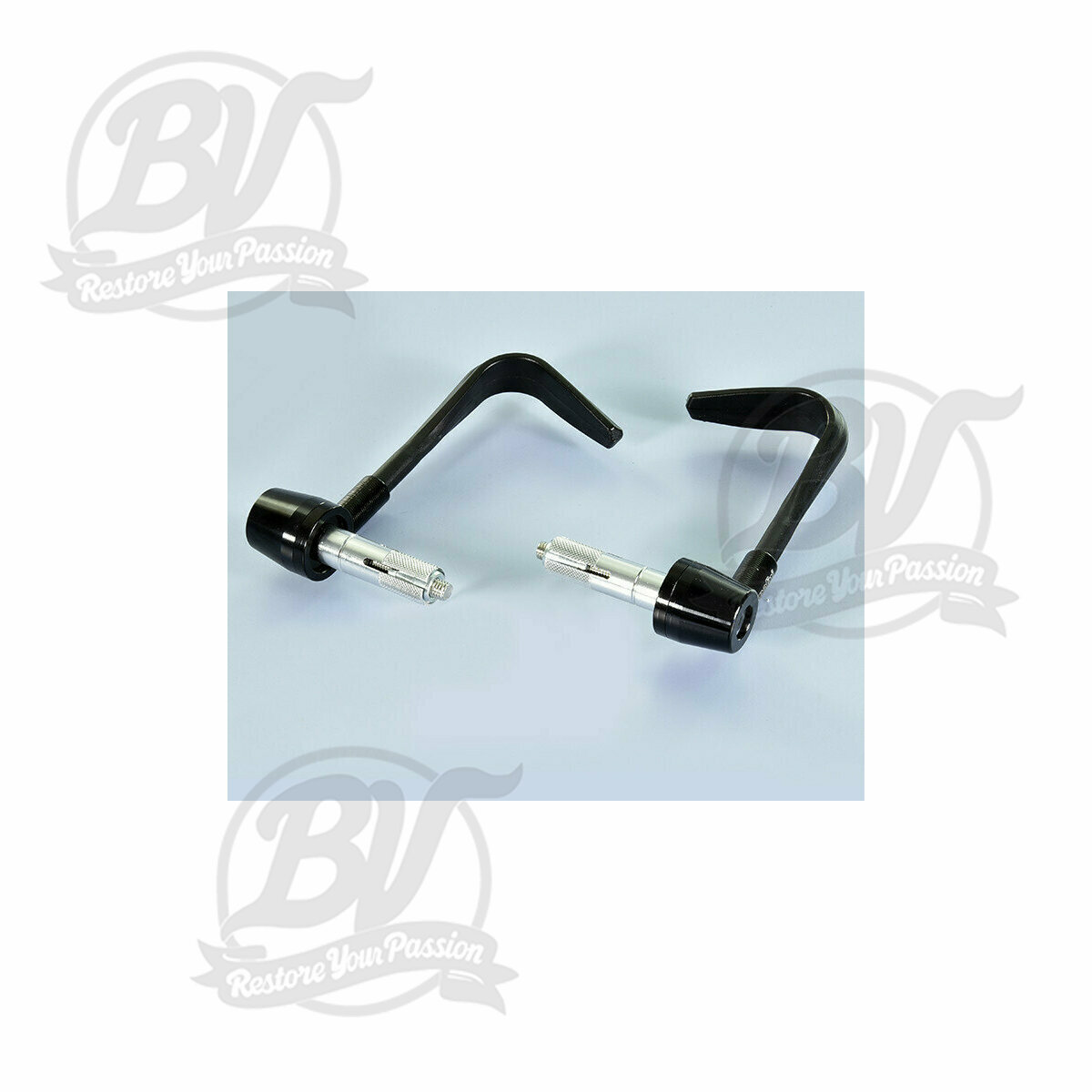 Set de protection de la main -POLINI- noir - Protection des leviers - &Oslash;= 18-20mm