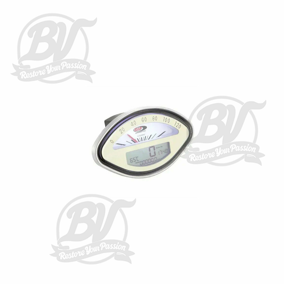 Compte-tours/compteur de vitesse SIP 2.0 pour Vespa 125 GT/150 VBA/VBB/GL/GS/Sprint/160 GS/180 SS