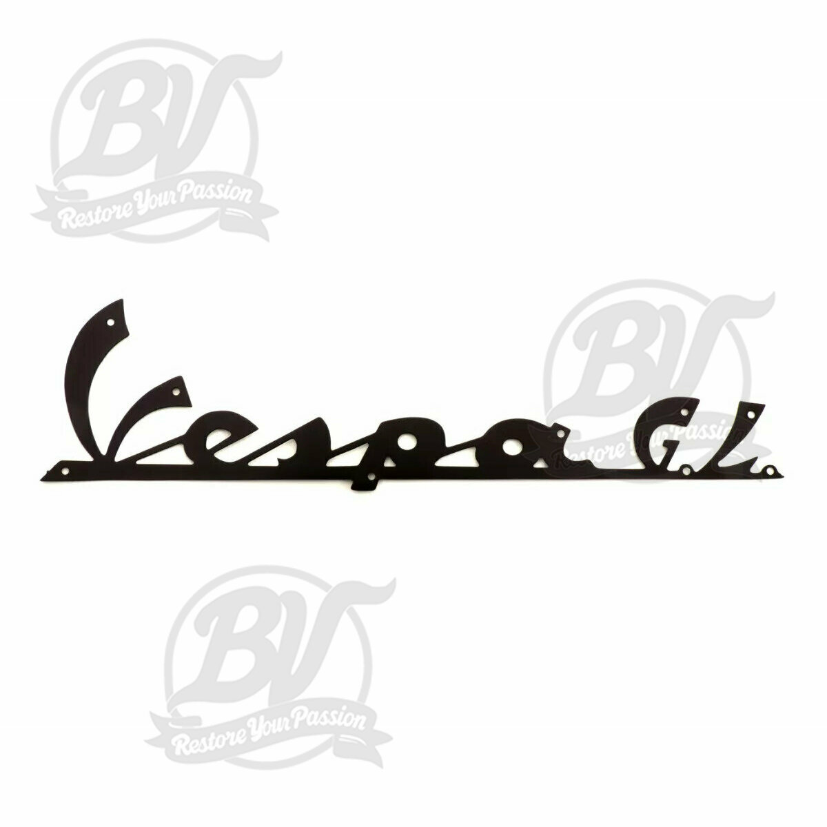 Badge de tablier Vespa GL noir