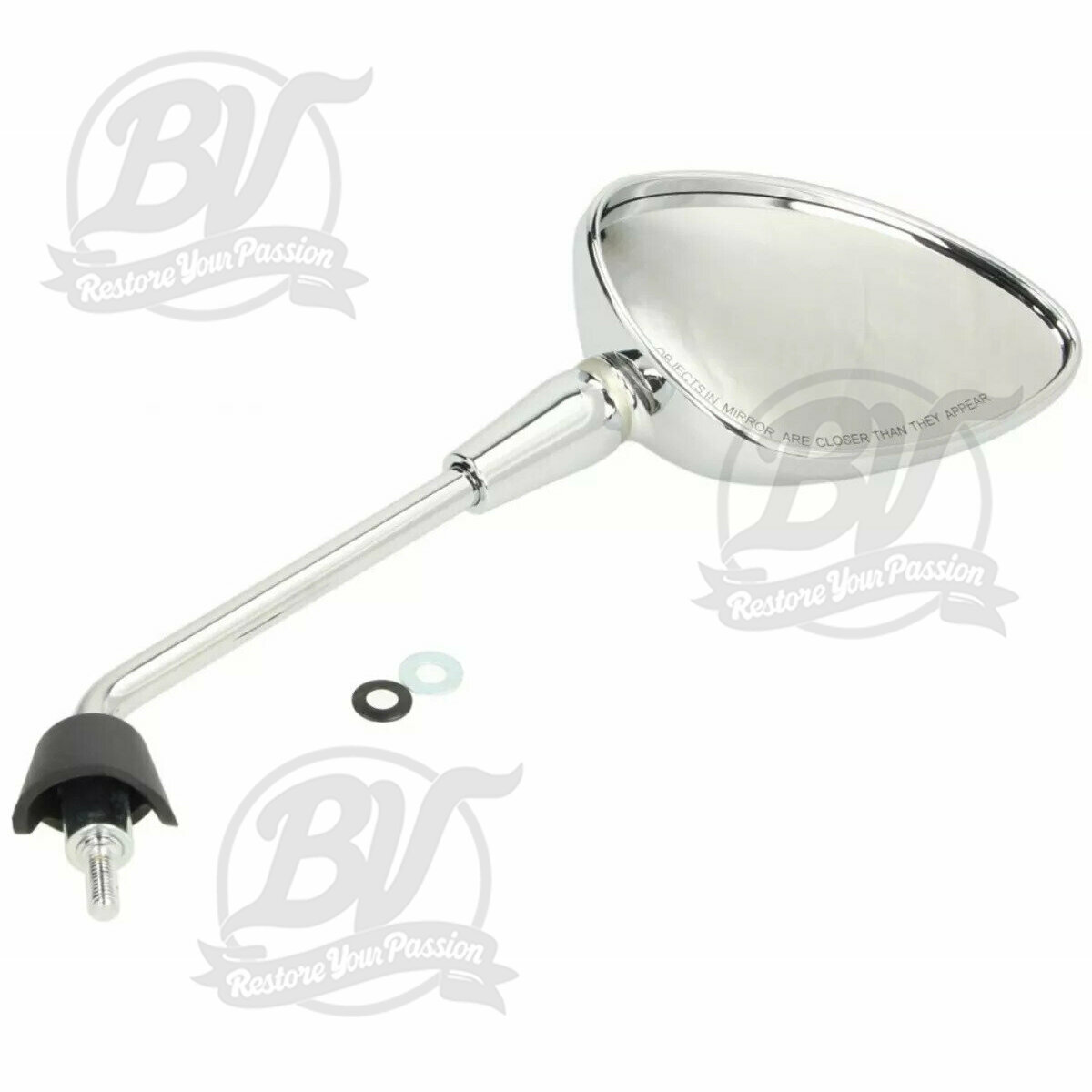 R&eacute;troviseur, chrom&eacute;, cot&eacute; droit Vespa Sprint