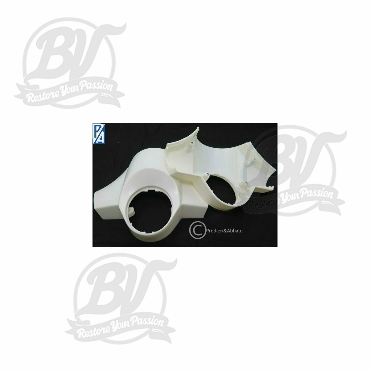 Couvre guidon Predieri & Abbate Vespa PX Lusso (1984-1998) - pas peint
