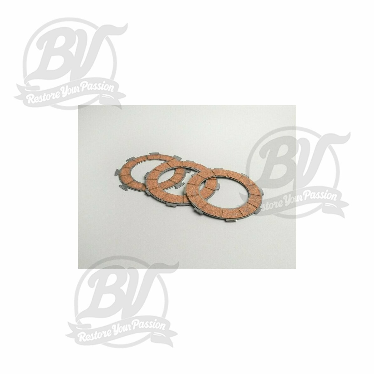 Kit disques d'embrayage garnis F.1191 A type 7 ressorts 3 disques