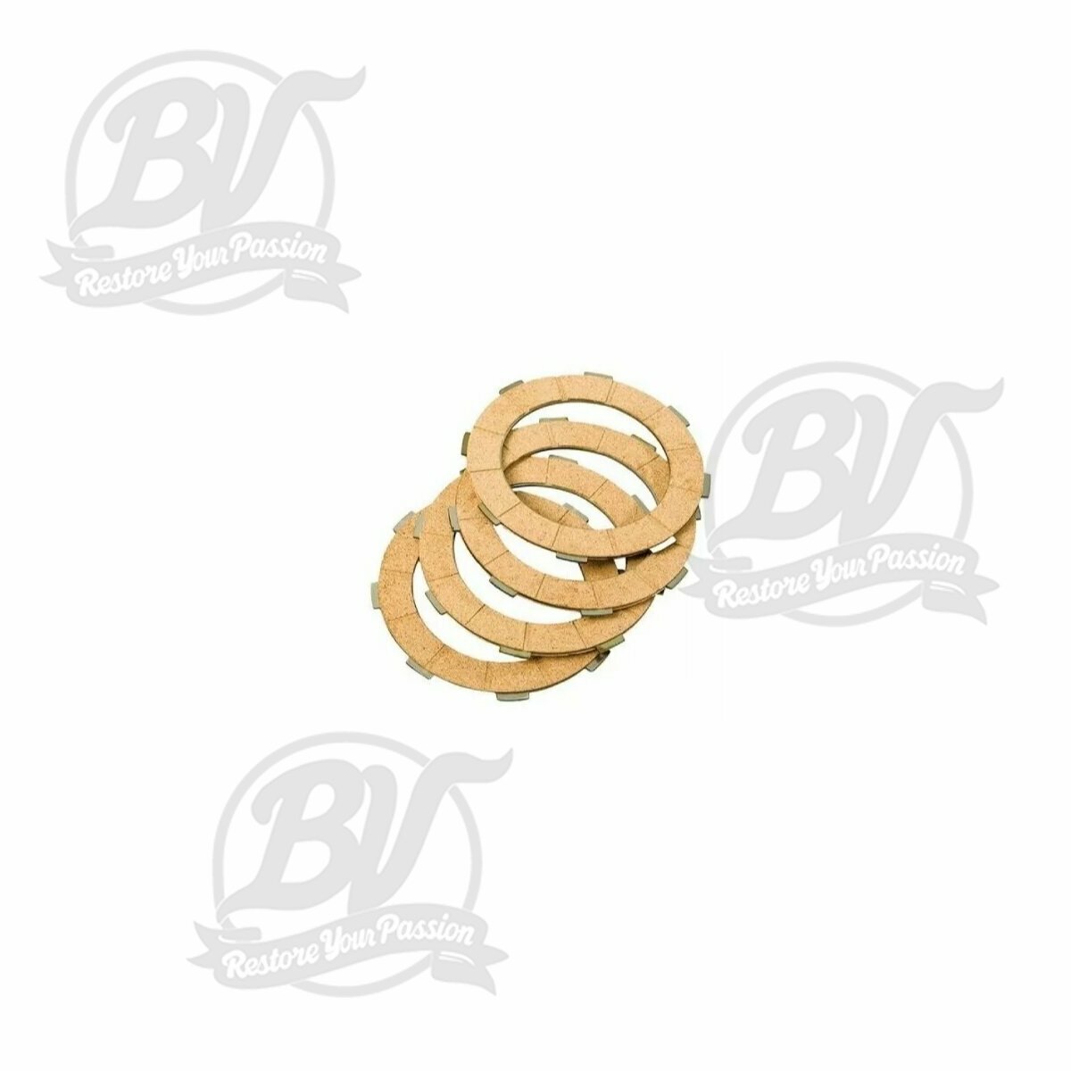 Kit disques d'embrayage garnis F.1178 A type Vespa Cosa2 8 ressorts 4 disques