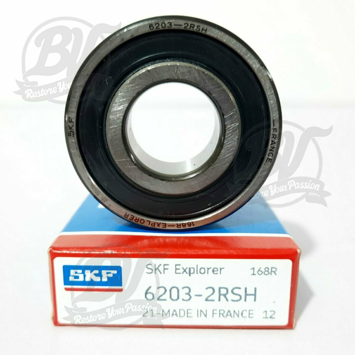 Roulement &agrave; billes SKF 6203 2RSH 17x40x12mm