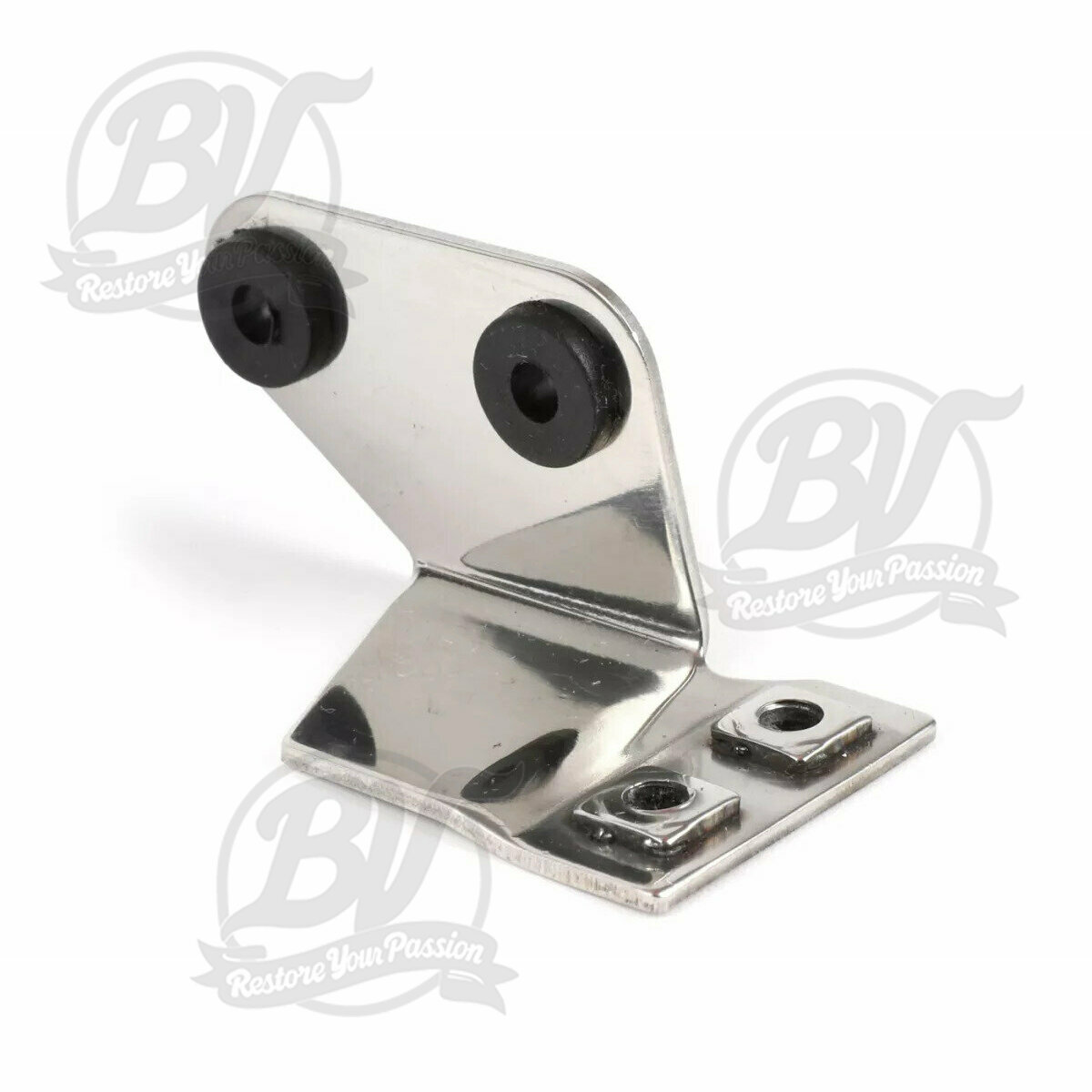 Platine de fixation bobine d'allumage/CDI Vespa PX - inox