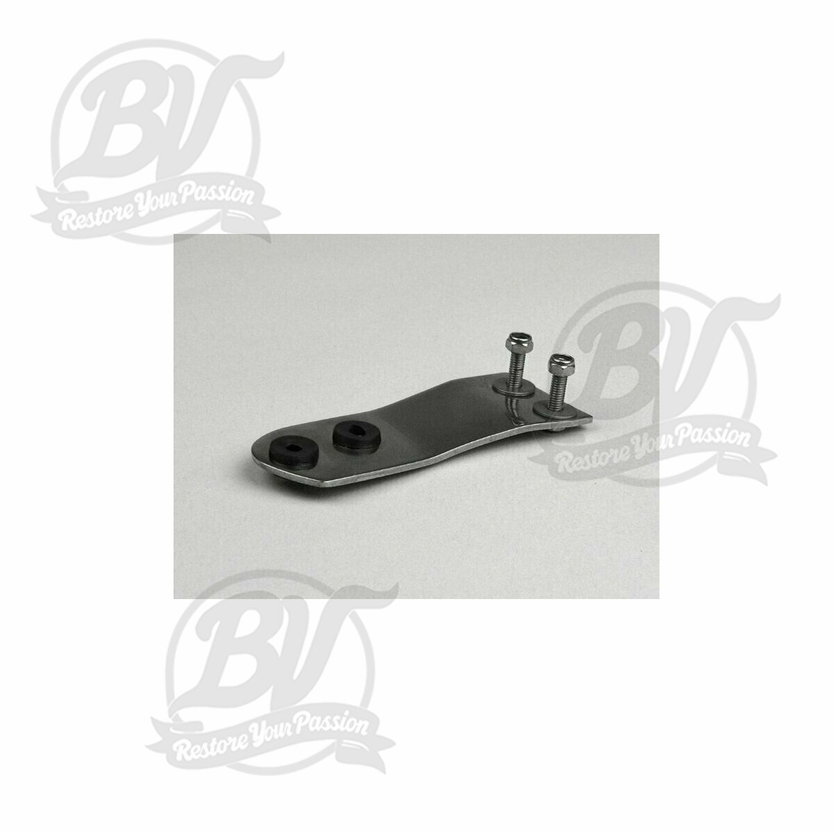 Platine de fixation bobine d'allumage/CDI Vespa PX Elestart - inox