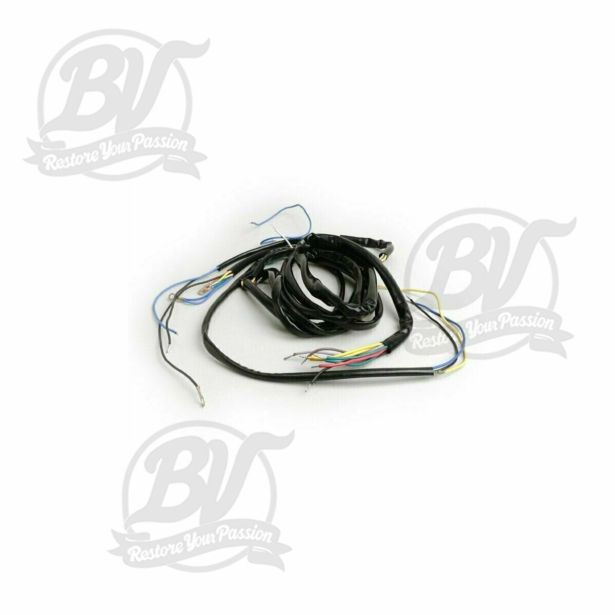 Faisceau Vespa 125 VNB6T, Super, GT125 (VNL2T), GTR125 (VNL2T), TS125 (VNL3T), Sprint150 (VLB1T), Sprint Veloce, Rally180 (VSD1T) - bouton de klaxon contact normalement ferm&eacute; (sans batterie)