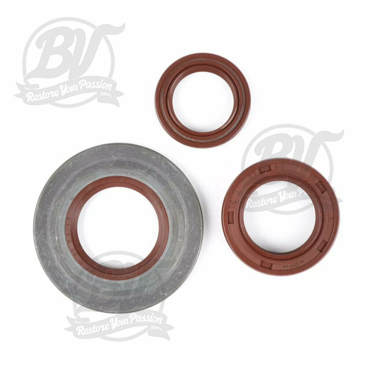 Kit joints spi pour moteur FKM/Viton&reg; m&eacute;tal, marron Vespa Largeframe PX