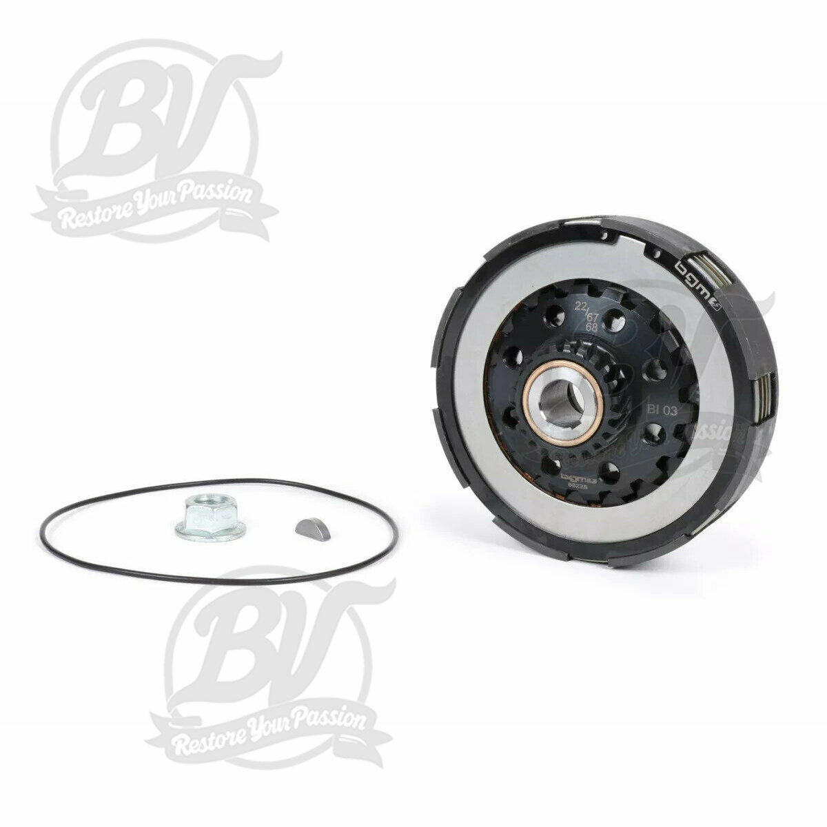 Embrayage BGM Pro Largeframe, type Cosa2/FL 67/68-22 dents