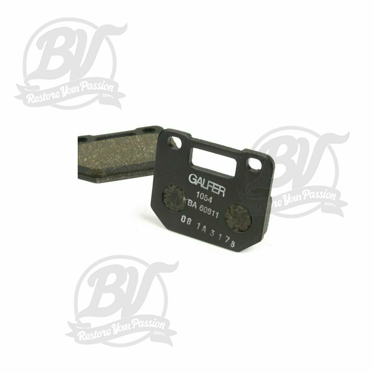 Plaquettes de frein -BGM ORIGINAL STANDARD 52,6x44,1x7,5mm- Stage6 R/T &eacute;trier de frein radial de 4 pistons - garniture organique