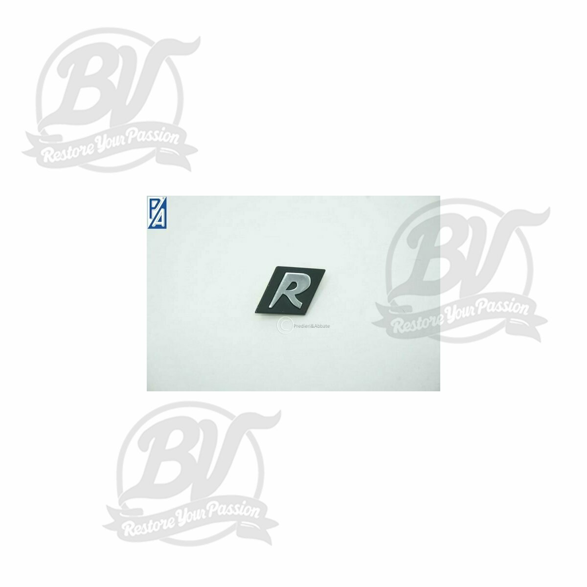 Badge de tablier Vespa R - Vespa GTR125 (depuis 1969)