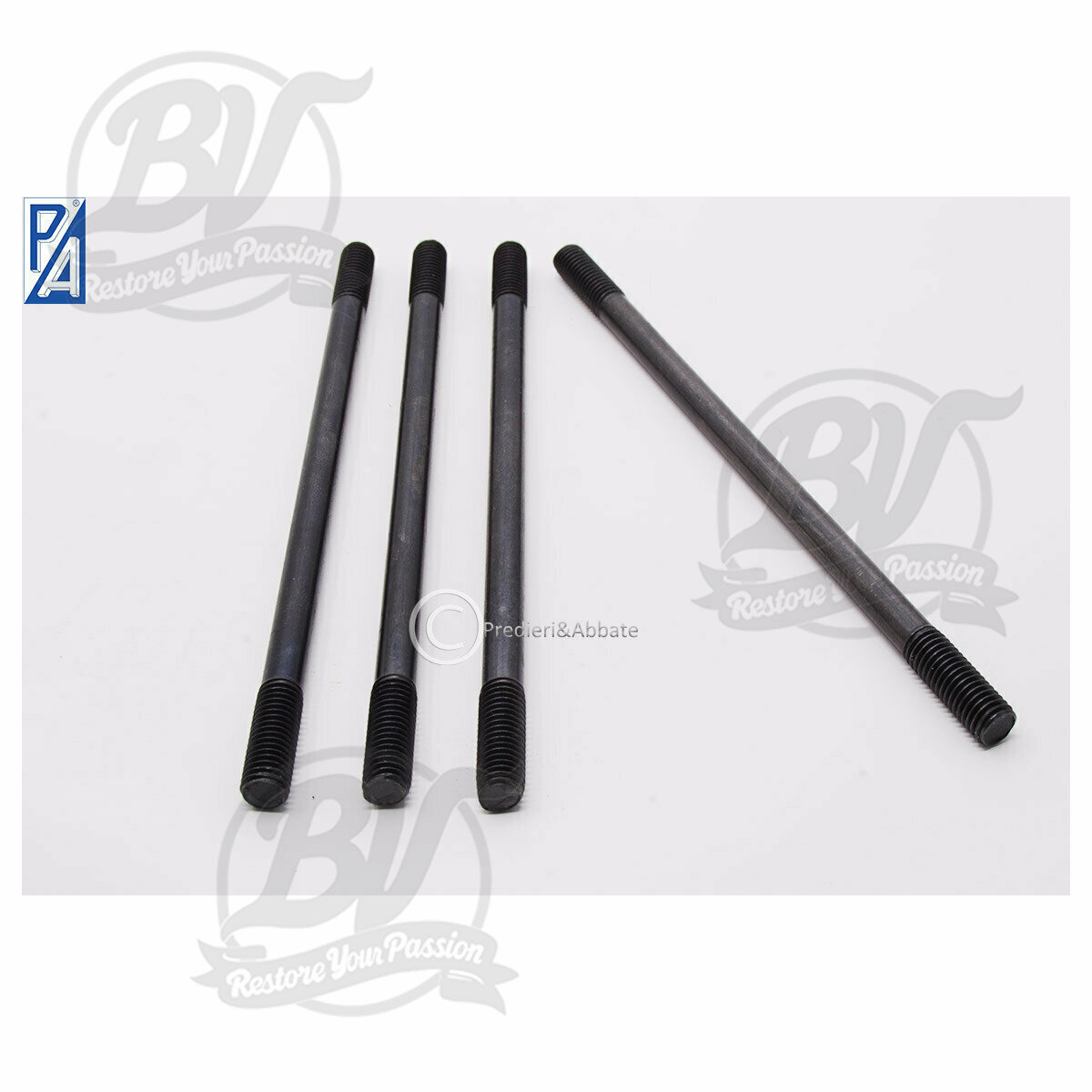 Goujon de fixation cylindre M8x160 Piaggio Vespa 200cc