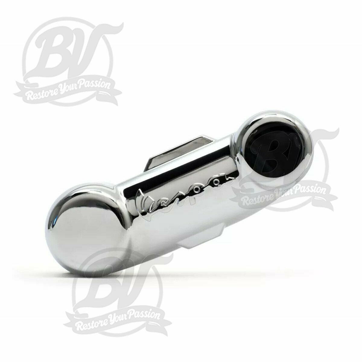 Capot de balancier de fourche Type PX disque avec logo Vespa chrom&eacute;