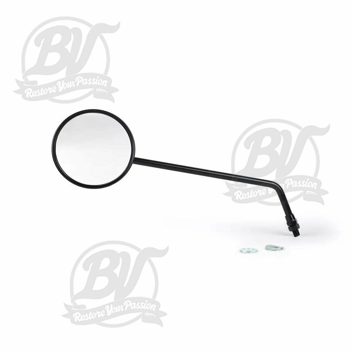 R&eacute;troviseurs &Oslash;=105mm noir, gauche