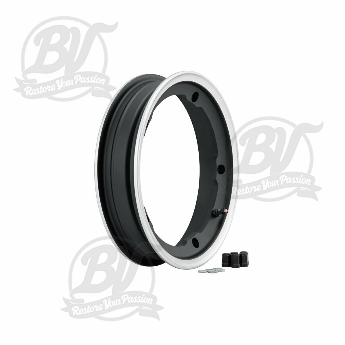 Jante SIP Tubeless MY 2.1x10 noir mat bord poli