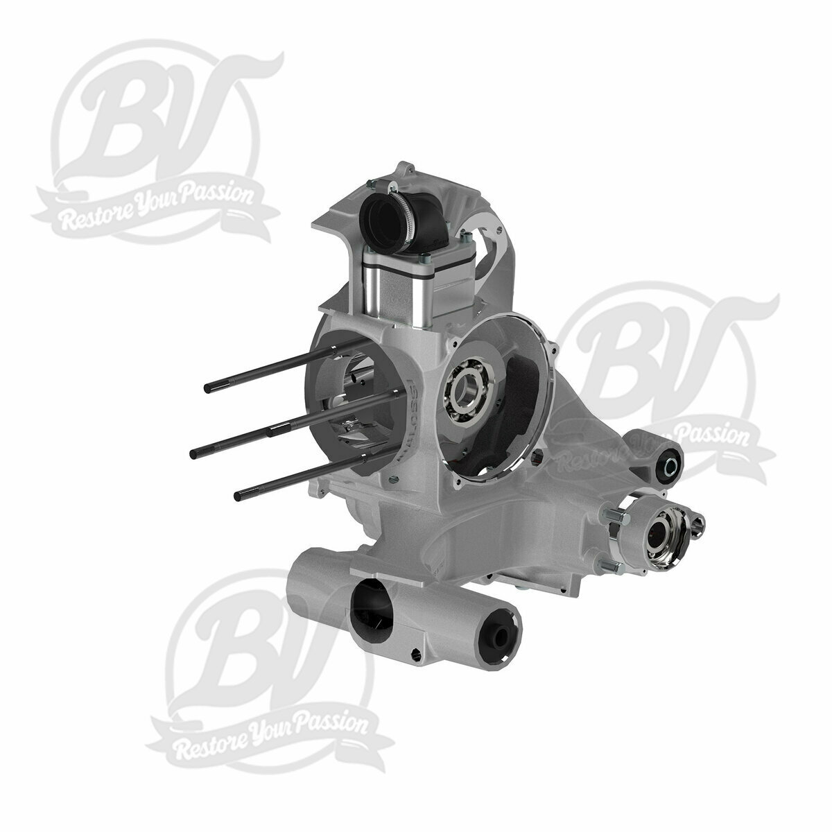 Carter moteur -MALOSSI VR-One, clapet- Vespa PX80, PX125, PX150, LML Star/Stella 125/150 Elestart