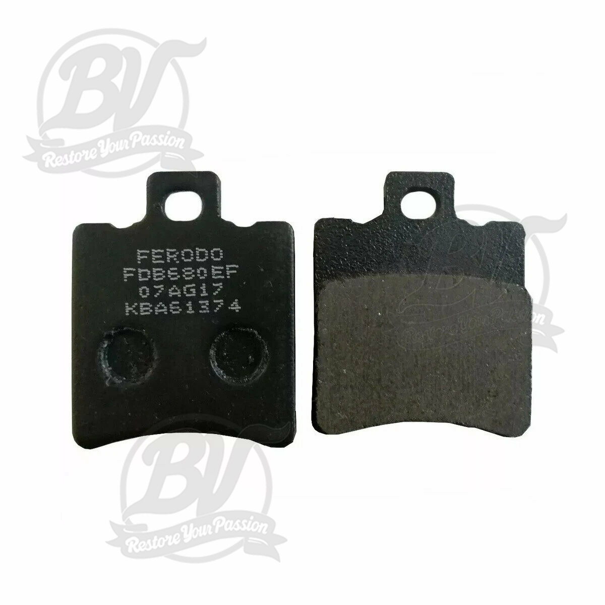 Plaquettes de frein FDB680EF Eco S10 39,7x49,5mm