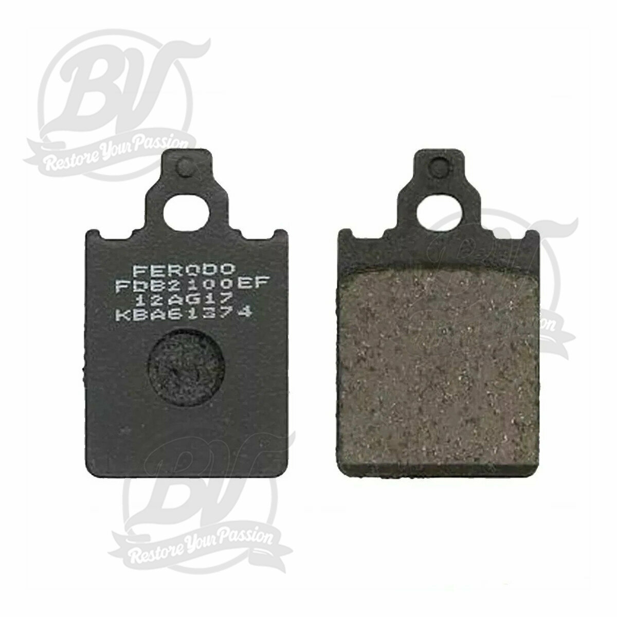 Plaquettes de frein FDB2100EF S21 31,5x51mm pour &eacute;trier Grimeca