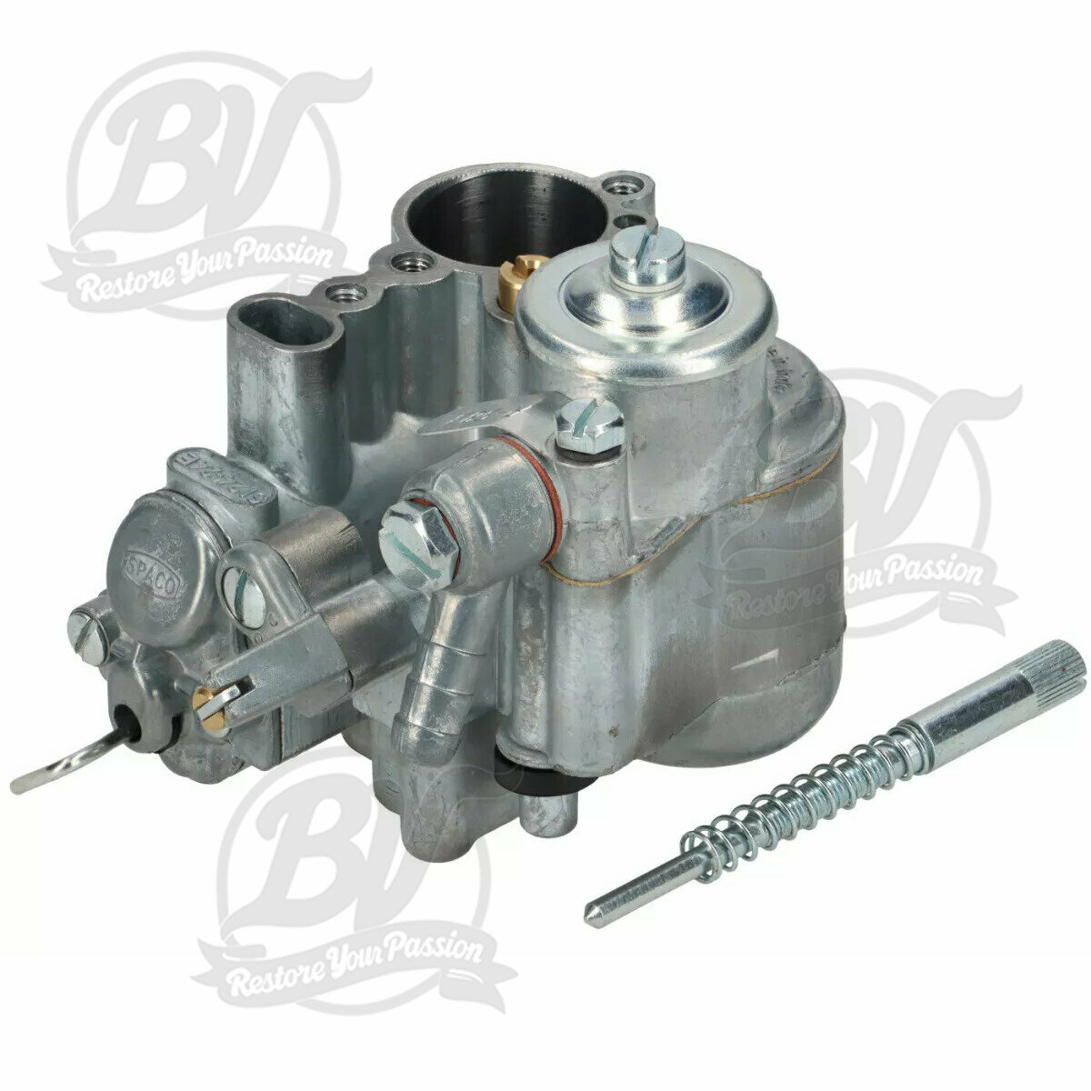 Carburateur -DELLORTO / SPACO SI24/24E- Vespa PX200 (type avec pompe &agrave; huile) - COD 583