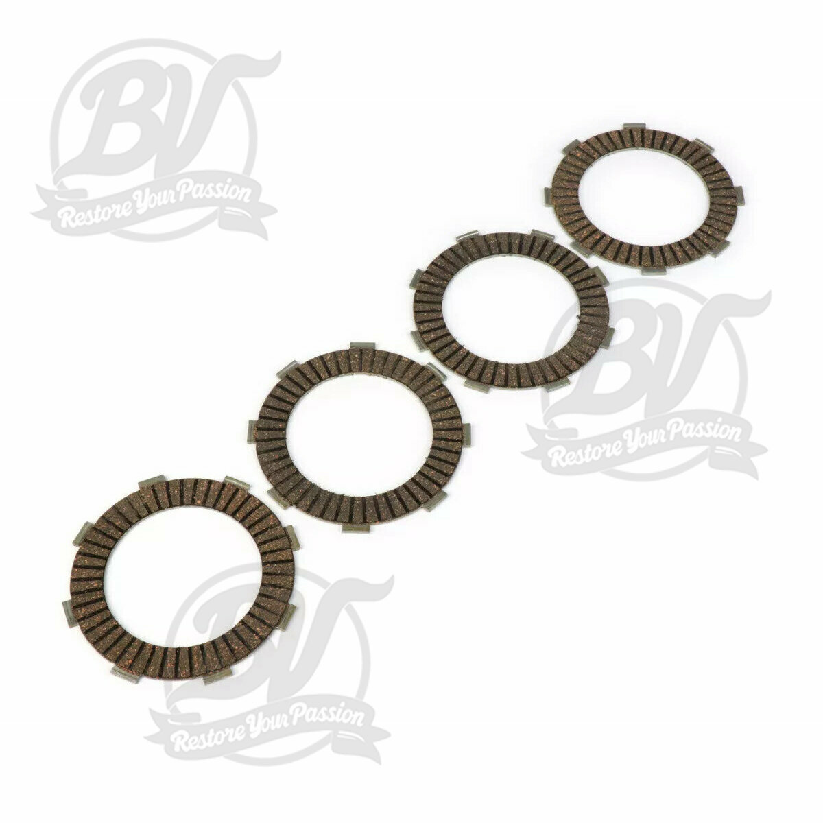 Disques d'embrayage type Honda CR80 (4 disques)