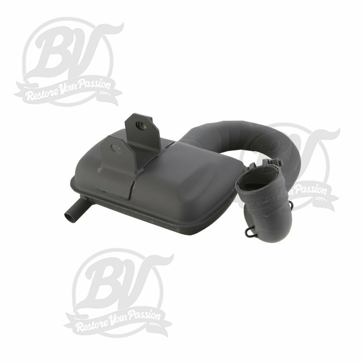 Echappement Racing SIP ROAD 2.0 0232 - 0259, acier noir Vespa PX200, Rally200