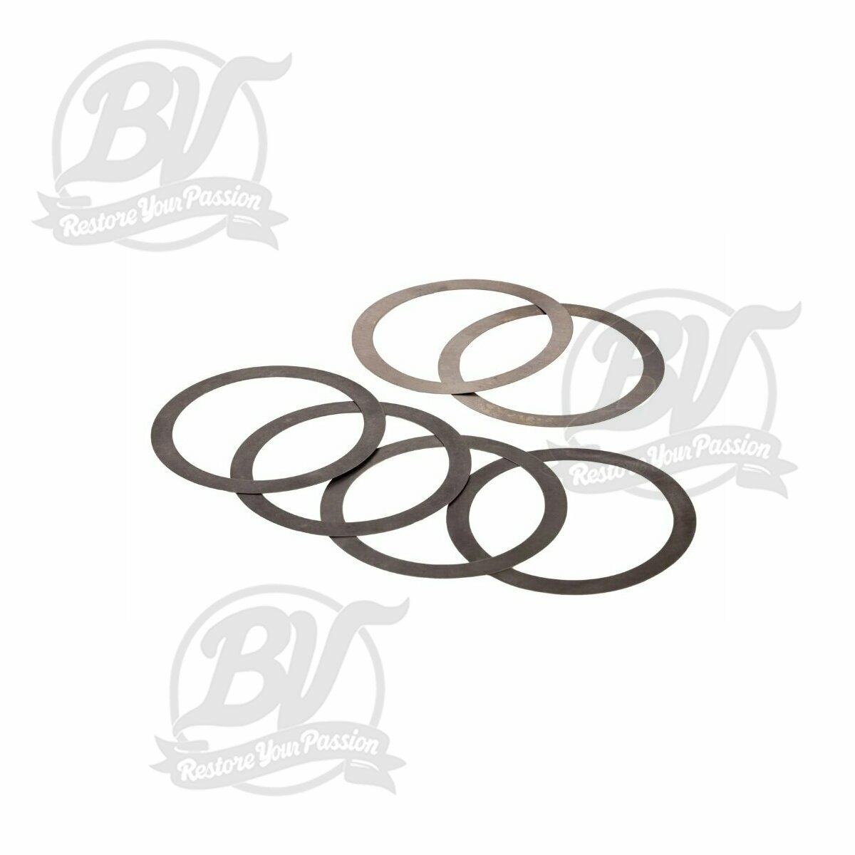 Set rondelles de calage Roulement Vilebrequin c&ocirc;t&eacute; embrayage &Oslash; 50x62 mm (&eacute;paisseur): 0,1/0,2/0,3mm