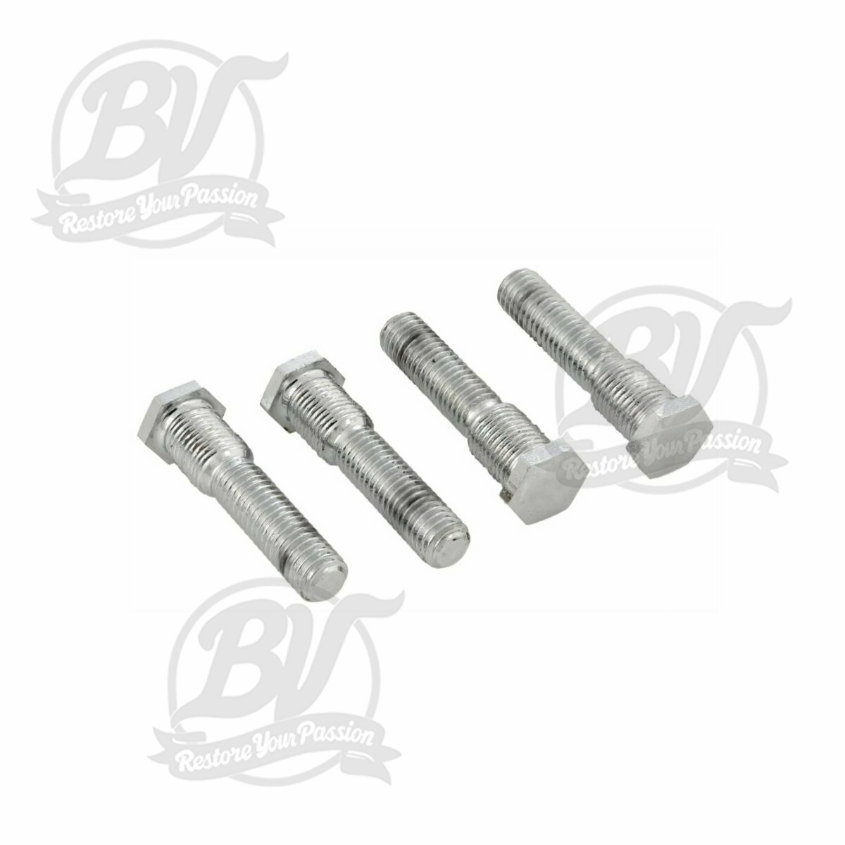 Kit de 4 goujons filet&eacute; tambour de frein, pour jante SIP sans tuyau M8x40mm/M10x1 mm, hexagonale, SIP