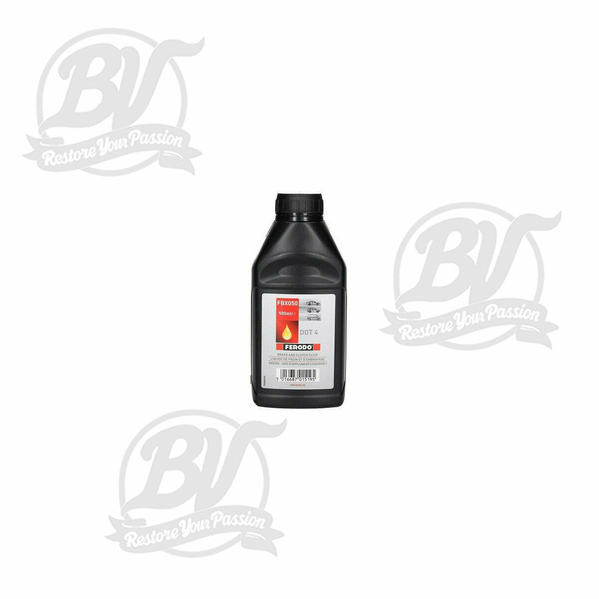 Liquide de frein FERODO FBX050 DOT4 500ml